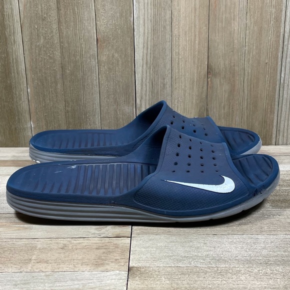 Vintage Nike Y2k Solarsoft Slides 